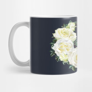 White roses Mug